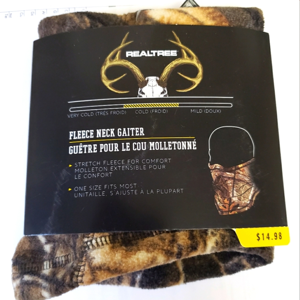 Realtree Camouflage Fleece Neck Gaiter